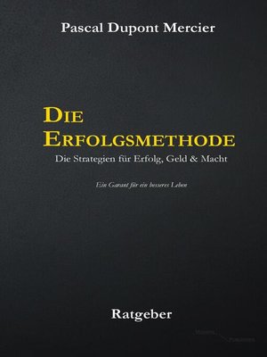 cover image of Die Erfolgsmethode